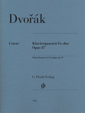 Klavierquartett Es-dur op. 87 f�r Violine, Viola, Violoncello, Klavier Partitur und Stimmen
