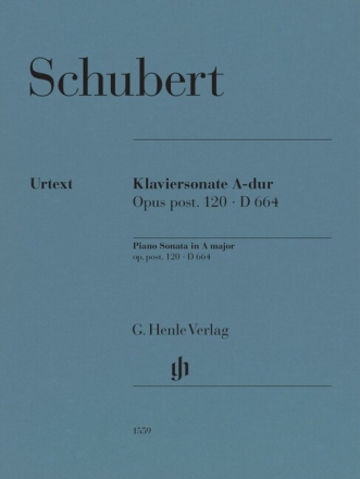 Klaviersonate A-dur op. post. 120 D 664 f�r Klavier zu zwei H�nden