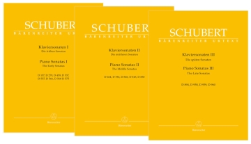 Klaviersonaten I-III f�r Klavier Sammelband, Urtextausgabe