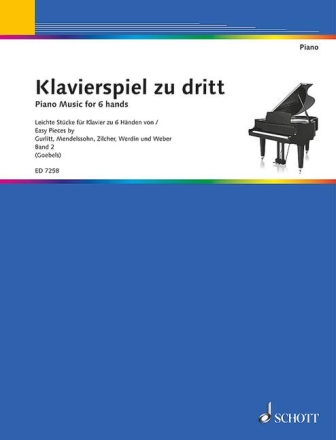 Klavierspiel zu dritt Band 2 f�r Klavier 6-h�ndig