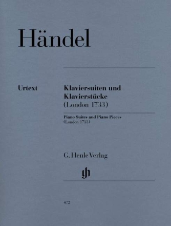 Klaviersuiten und Klavierst�cke HWV434-442 (London 1733) 