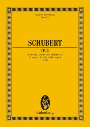 Klaviertrio Es-Dur op.100 f�r Klaviertrio Studienpartitur