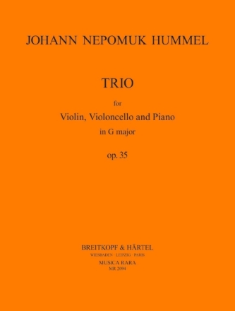 Klaviertrio G-Dur op.35 f�r Violine, Violoncello und Klavier