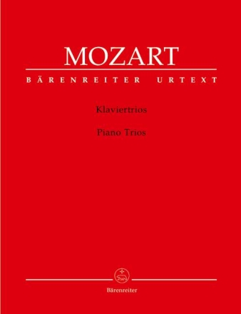 Klaviertrios f�r Violine, Violoncello und Klavier Partitur und Stimmen
