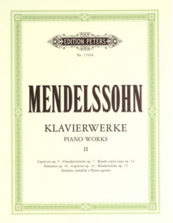 Klavierwerke Band 2 f�r Klavier