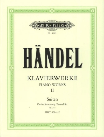 Klavierwerke Band 2 HWV434-442 Suiten
