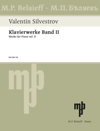 Klavierwerke Band 2 Werke von 1954 - 1973 f�r Klavier