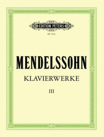 Klavierwerke Band 3 op.28, 35, 54, 82, 83, 104 f�r Klavier