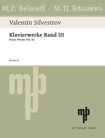 Klavierwerke Band 3 Werke von 1996 - 2003 f�r Klavier
