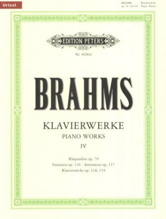 Klavierwerke Band 4 Klavierst�cke Band 2