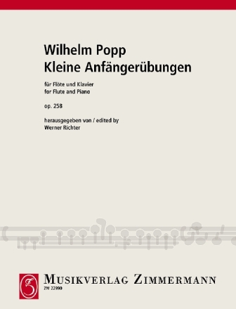 Kleine Anf�nger�bungen op.258 f�r Fl�te und Klavier