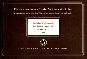Kleine St�cke des klassischen Erbes Reihe 2 Band6 f�r Klavier
