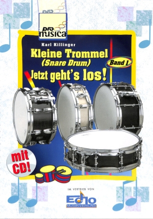 Kleine Trommel Band 1 (+CD) f�r kleine Trommel (snare drum)