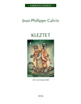 Kleztet for flute, oboe, clarinet, horn in F and bassoon score and parts