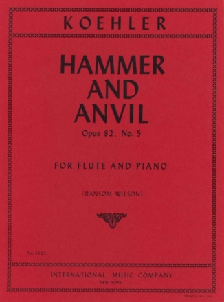 K�hler, Hammer & Anvil Op.82,5 for flute and piano