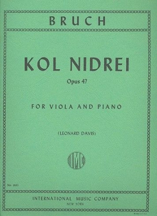 Kol Nidrei op.47 for viola and piano