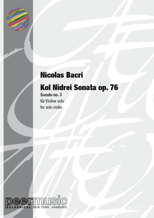Kol Nidrei Sonata op.76 for violin