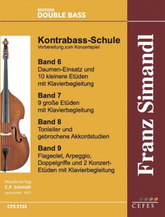 Kontrabass-Schule Teil 2 (Band 6-9) f�r Kontrabass