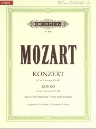Konzert A-Dur KV414, Rondo KV386 f�r Klavier und Orchester f�r 2 Klaviere
