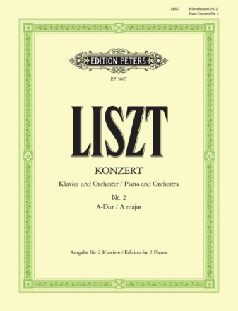 Konzert A-Dur Nr.2 f�r Klavier und Orchester f�r 2 Klaviere