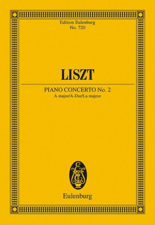 Konzert A-Dur Nr.2 f�r Klavier und Orchester Studienpartitur