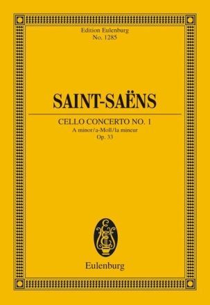 Konzert a-Moll Nr.1 op.33 f�r Violoncello und Orchester Studienpartitur