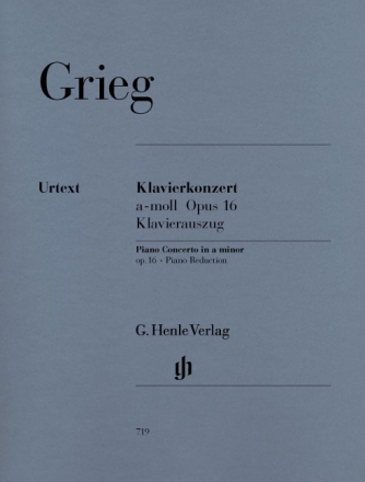 Konzert a-Moll op.16 f�r Klavier und Orchester Klavierauszug f�r 2 Klaviere