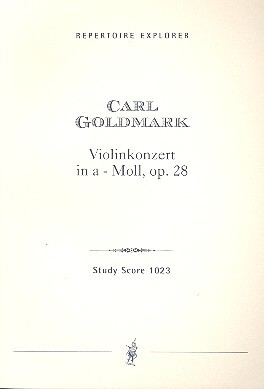 Konzert a-moll op.28 f�r Violine und Orchester Studienpartitur