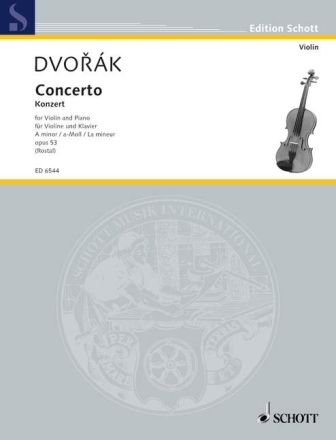 Konzert a-Moll op.53 f�r Violine und Orchester f�r Violine und Klavier