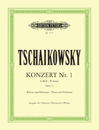 Konzert b-Moll Nr.1 op.23 f�r Klavier und Orchester f�r 2 Klaviere
