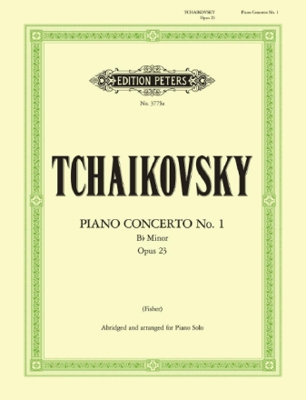 Konzert b-Moll Nr.1 op.23 f�r Klavier und Orchester f�r Klavier solo