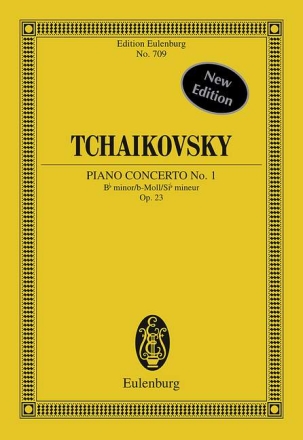 Konzert b-Moll Nr.1 op.23 f�r Klavier und Orchester Studienpartitur