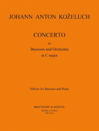Konzert C-Dur f�r Fagott und Orchester f�r Fagott und Klavier