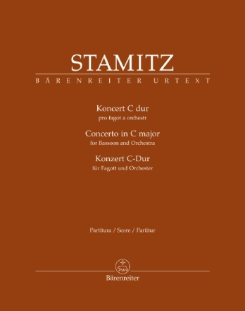 Konzert C-Dur f�r Fagott und Orchester Partitur