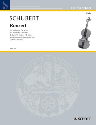 Konzert C-Dur f�r Viola und Orchester f�r Viola und Klavier