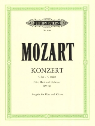Konzert C-Dur KV299 f�r Fl�te, Harfe und Orchester f�r Fl�te, Harfe und Klavier