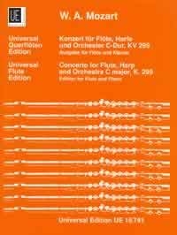 Konzert C-Dur KV299 f�r Fl�te, Harfe und Orchester f�r Fl�te und Klavier