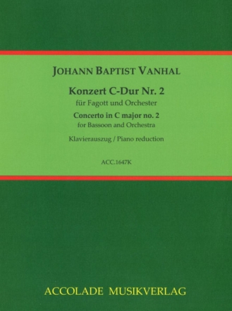Konzert C-Dur Nr.2 f�r Fagott und Orchester f�r Fagott und Klavier