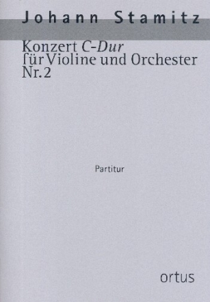 Konzert C-Dur Nr.2 f�r Violine und Orchester Partitur
