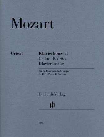 Konzert C-Dur Nr.21 KV467 f�r Klavier und Orchester f�r Klavier und Orchester