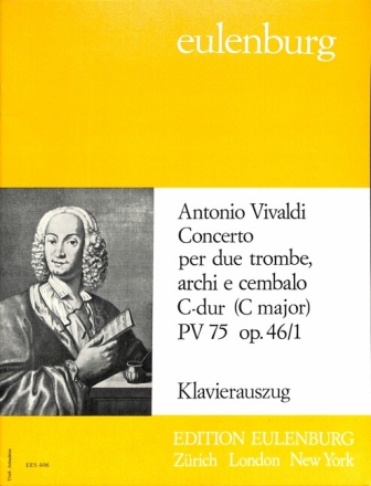Konzert C-Dur op.46,1 PV 75 f�r 2 Trompeten und Streicher Klavierauszug