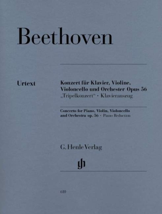Konzert C-Dur op.56 f�r Klavier, f�r Klavier, Violine, Violoncello und Orchester f�r Violine, Violoncello und 2 Klaviere