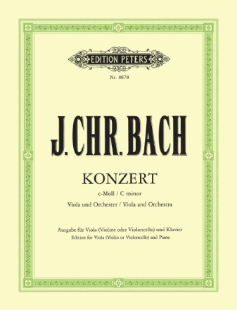 Konzert c-Moll f�r Viola und Orchester f�r Viola (Vl, Vc) und Klavier