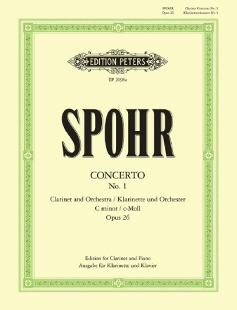 Konzert c-Moll Nr.1 op.26 f�r Klarinette und Orchester f�r Klarinette und Klavier