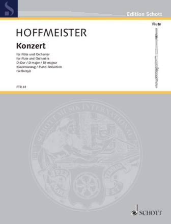 Konzert D-Dur f�r Fl�te und Orchester f�r Fl�te und Klavier