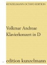 Konzert D-Dur f�r Klavier und Orchester Partitur
