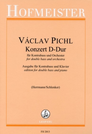Konzert D-Dur f�r Kontrabass und Orchester f�r Kontrabass und Klavier