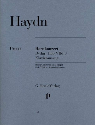 Konzert D-Dur Hob.VIId:3 f�r Horn und Orchester f�r Horn und Klavier f�r Horn und Klavier