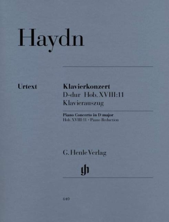Konzert D-Dur Hob.XVIII:11 f�r Klavier (Cembalo) und Orchester f�r 2 Klaviere