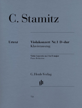 Konzert D-Dur Nr.1 f�r Viola und Orchester f�r Viola und Klavier